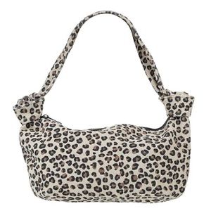 LEATHER Made in Italy Animal Print Shoulder BAG Leopard Laura DiMaggio NEW
